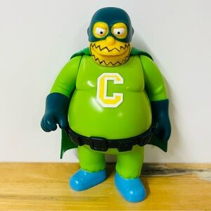 The Simpsons Comic Book Guy The Collector Action Figure Toy 5.5 Inch Green Suit